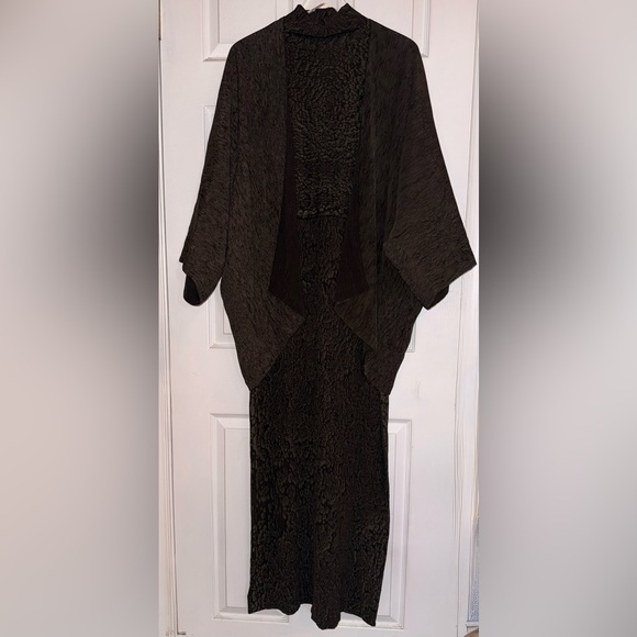 Kiss of the Wolf Dresses & Skirts - Kiss of the Wolf Womens Vintage Hand Painted Dress Set, one size, Dk Green & Blk